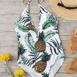Halter one-piece bathing suit!